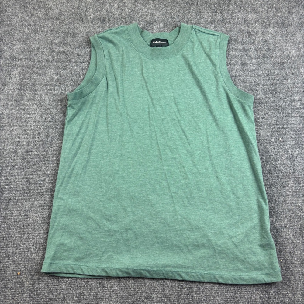 RicherPoorer Women’s Green Sleeveless Shirt SUPER SOFT Size: Small